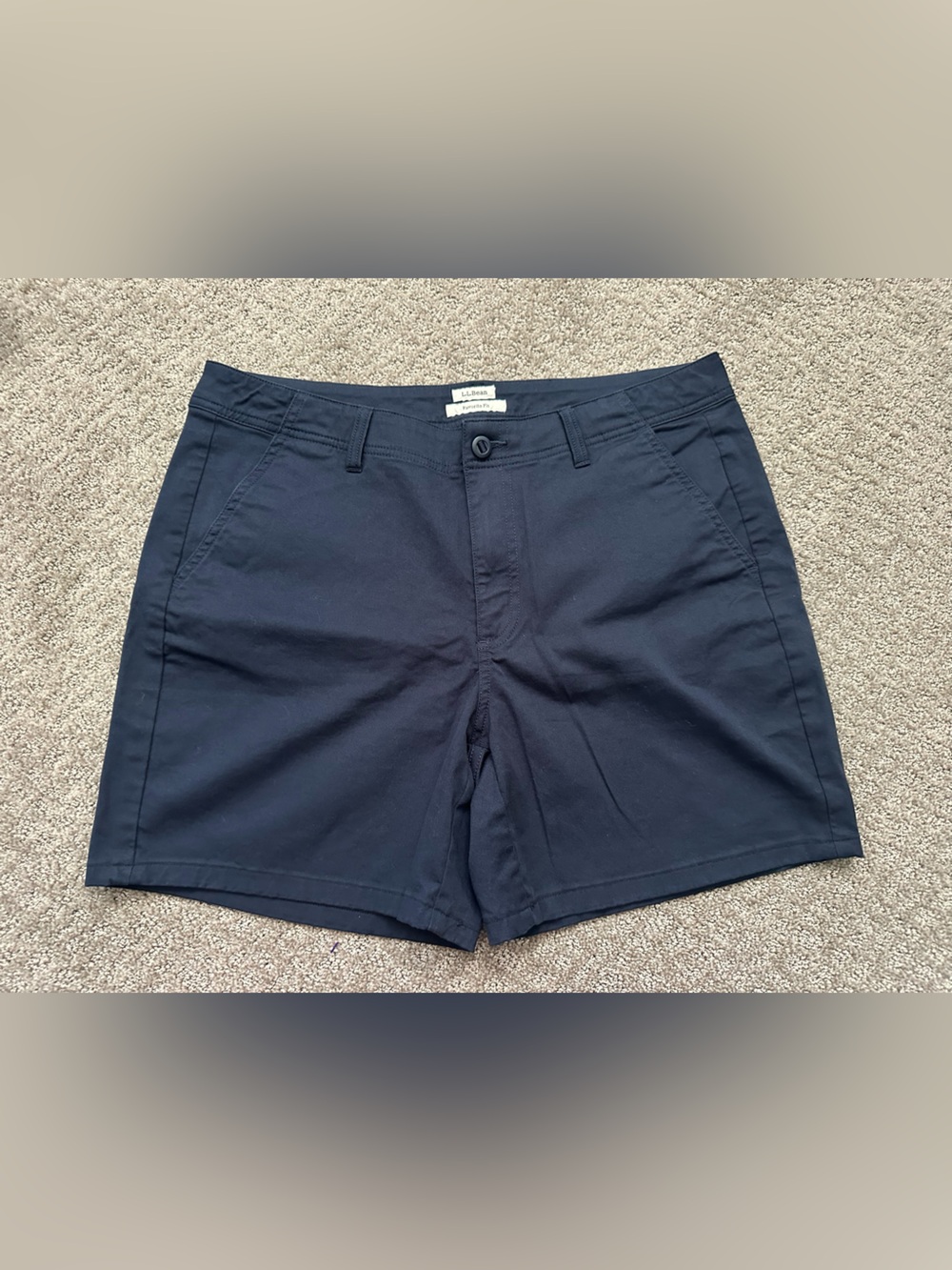 L.L. Bean Women’s Favorite Fit Short in Navy Blue - Size 14